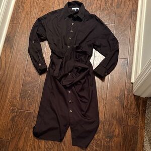 ANTONIO MELANI Black Shirt Dress